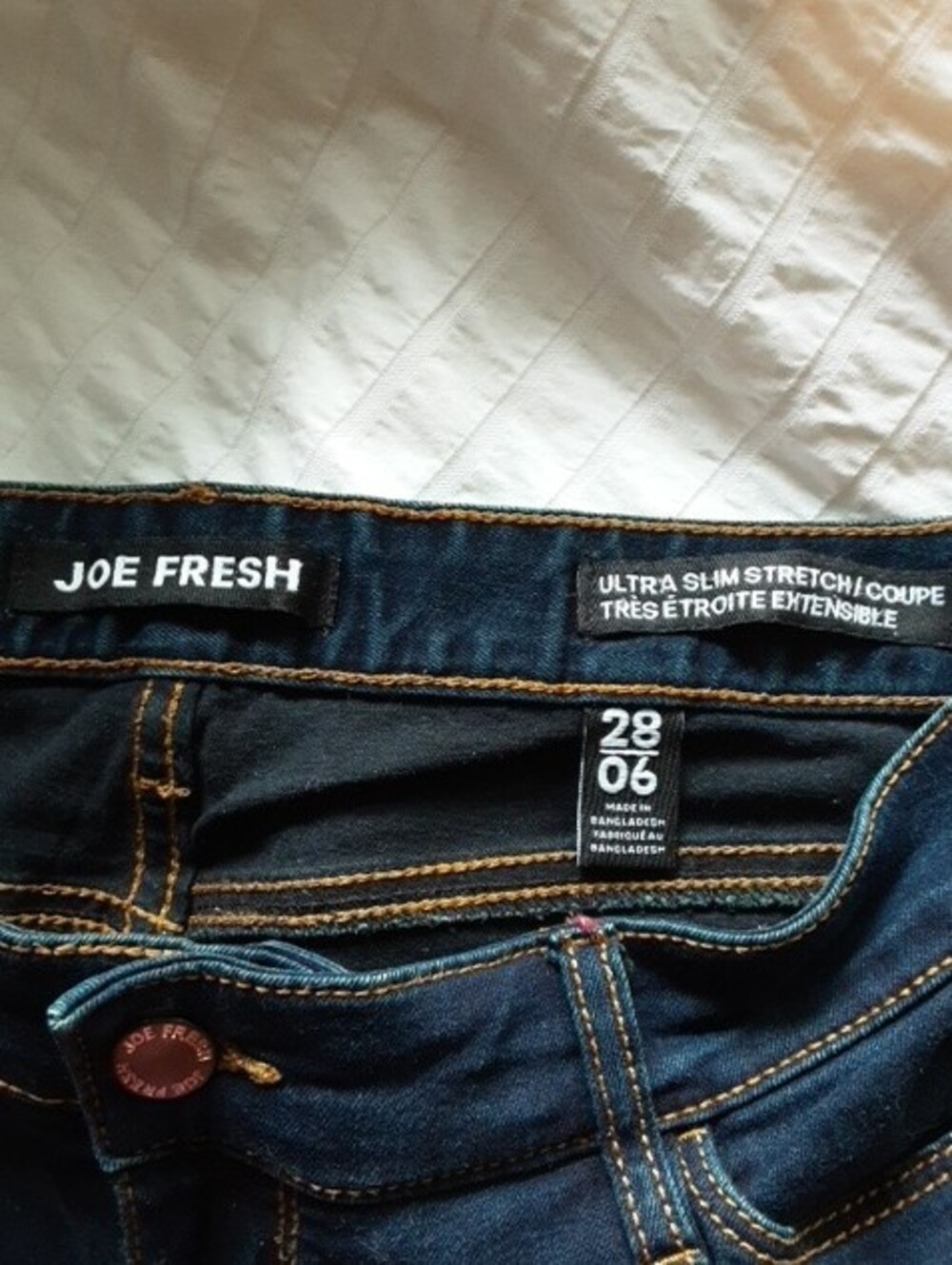 Joe Fresh Dark Blue Skinny Jeans - Picture 2 of 2